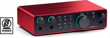 Focusrite Scarlett 2i2 4th gen audio interface beschikbaar voor biedingen