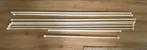IKEA RÄCKA gordijnroedes inclusief ophangbeugels, Ophalen, Wit, 50 tot 100 cm, Minder dan 100 cm