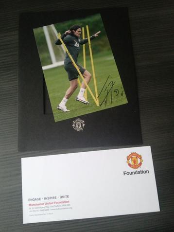 Origineel gesigneerde foto van Edinson Cavani (Man. United) beschikbaar voor biedingen