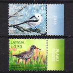 vogel tureluur staart- mees  Letland 2018 postfris compleet, Postzegels en Munten, Postzegels | Thematische zegels, Dier of Natuur