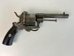 Antieke penvuur revolver, rond 1850, Antiek en Kunst, Ophalen of Verzenden