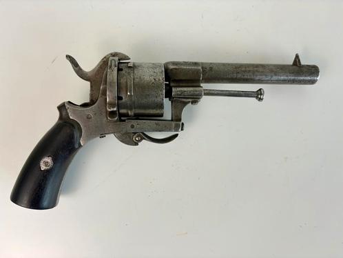 Antieke penvuur revolver, rond 1850, Antiek en Kunst, Antiek | Overige Antiek, Ophalen of Verzenden