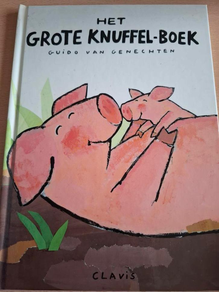 Het Grote Knuffel-Boek - Guido van Genechten, Boeken, Kinderboeken | Baby's en Peuters, Zo goed als nieuw, 1 tot 2 jaar, Uitklap-, Voel- of Ontdekboek