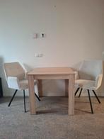 Kleine eettafel met 2 stoelen, Huis en Inrichting, Ophalen, 50 tot 100 cm, Tot twee personen, 50 tot 100 cm