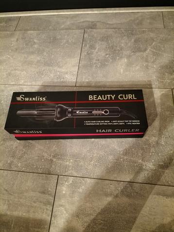 Swanliss beauty curl hair curler. Krultang. Nieuw  beschikbaar voor biedingen