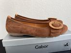 NIEUW GABOR Ballerina Gesp New Whisky Samtchevreau (7 1/2) 6, Bruin, Verzenden, Gabor, Nieuw