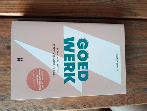 Cynthia Schultz - Goed werk, Boeken, Wetenschap, Zo goed als nieuw, Ophalen of Verzenden