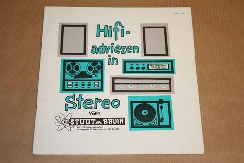 Hifi adviezen van Stuut en Bruin - Catalogus 1969 !!, Boeken, Catalogussen en Folders, Zo goed als nieuw, Ophalen of Verzenden