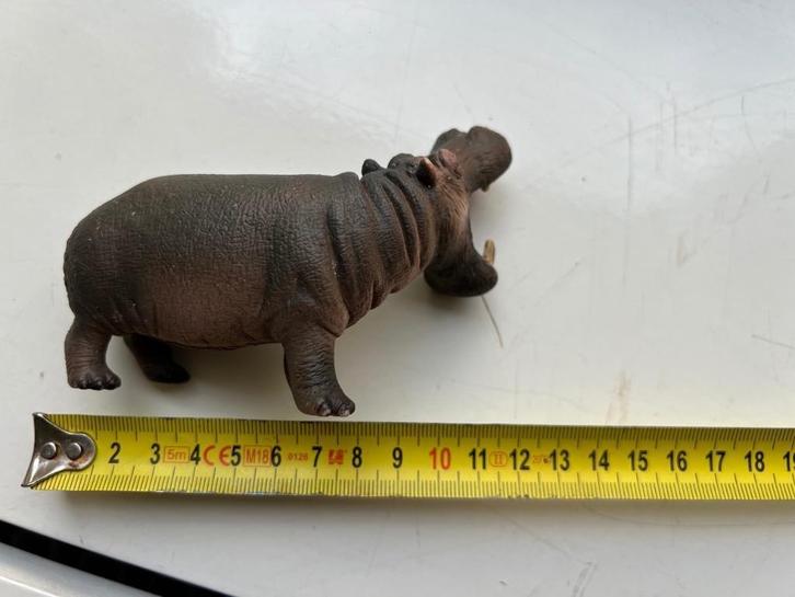 Schleich nijlpaard – realistisch wild dier (2012), Verzamelen, Dierenverzamelingen, Gebruikt, Beeldje of Figuurtje, Wild dier