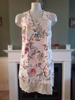 Rinascimento romantisch jurk lange top crème L 40 kant, Kleding | Dames, Jurken, Verzenden, Zo goed als nieuw, Roze, Boven de knie