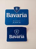 Twee Bavaria bier schildje, waarvan één een Bavaria sticker., Ophalen of Verzenden, Nieuw, Reclamebord, Plaat of Schild, Bavaria