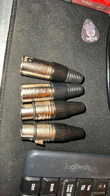 Ruilen: mijn xlr plugs voor jouw mono jacks beschikbaar voor biedingen