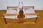 Set vintage Safari fauteuils van Børge Jensen en Zonen, Gebruikt, Ophalen