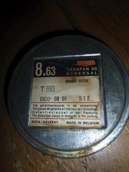 vintage onbelichte film 16mm in blik - 30mtr Agfa-Gevaert -, Audio, Tv en Foto, Filmrollen, 16mm film, Ophalen of Verzenden