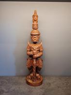 Fraai houtsnijwerk thaise tempelwachter, Ophalen of Verzenden