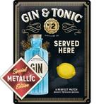 ** Gin & Tonic - Special Metallic Edition **, Ophalen of Verzenden, Nieuw, Reclamebord