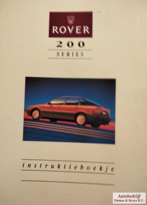 Handboek Rover 200 serie 214Si16V, 214SLi16V 214GSi16V AKM63, Auto diversen, Handleidingen en Instructieboekjes, Ophalen of Verzenden