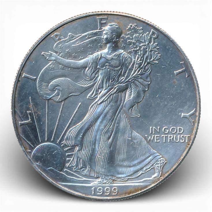 American eagle 1 ounce 1999 zilver, Ophalen of Verzenden, Zilver