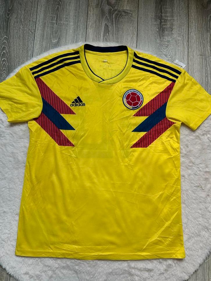 Adidas Colombia Thuisshirt James 10 L, Sport en Fitness, Voetbal, Zo goed als nieuw, Shirt, Maat L, Ophalen of Verzenden