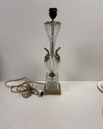 *Baccarat kristal en verbronsde tafellamp, Huis en Inrichting, Lampen | Tafellampen, *, Gebruikt, 50 tot 75 cm, *