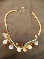 Halsketting / dames ketting Nature, Overige materialen, Verstelbaar, Bruin, Nieuw