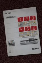 Folder Philips VR 2021 / VR2022 € 15,00, Audio, Tv en Foto, Videospelers, VHS-speler of -recorder, Ophalen
