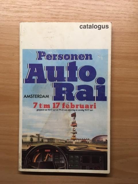 Autoboeken Catalogus  RAI  personenauto's   1985    NL, Boeken, Ophalen of Verzenden, Zo goed als nieuw, Algemeen