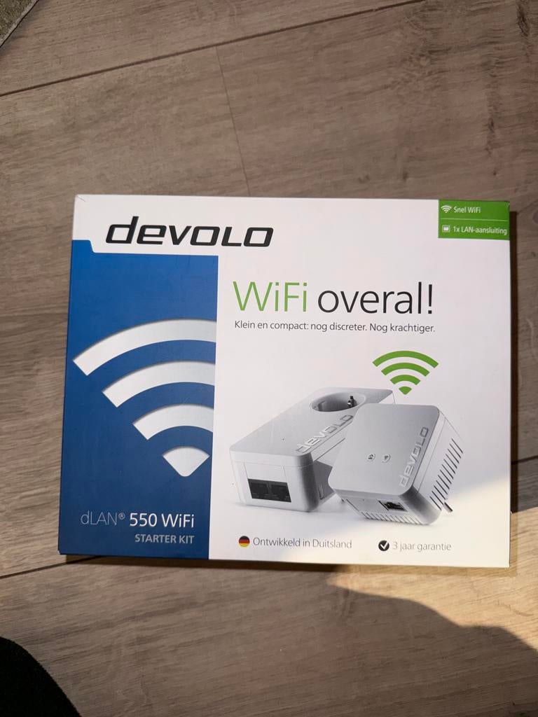 Devolo dLAN 550 WiFi Starter Kit, Ophalen, Gebruikt, Router