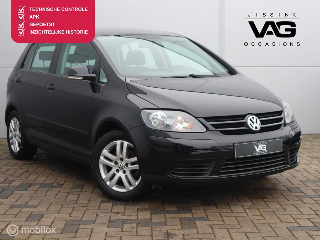 Volkswagen Golf Plus 1.6 Comfortline 1e eigenaar Dealer OH!, Electronic Stability Program (ESP), Stof, Gebruikt, Zwart