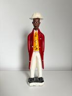 Vintage houten beeld man met hoed, Ophalen