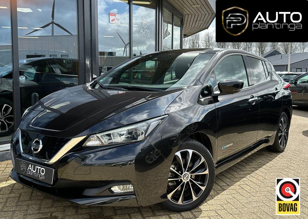 Nissan LEAF 40 kWh LUXE | SOH 91,6% | Achteruitijcamera | Na, Auto's, Stof, Gebruikt, 150 pk, Zwart