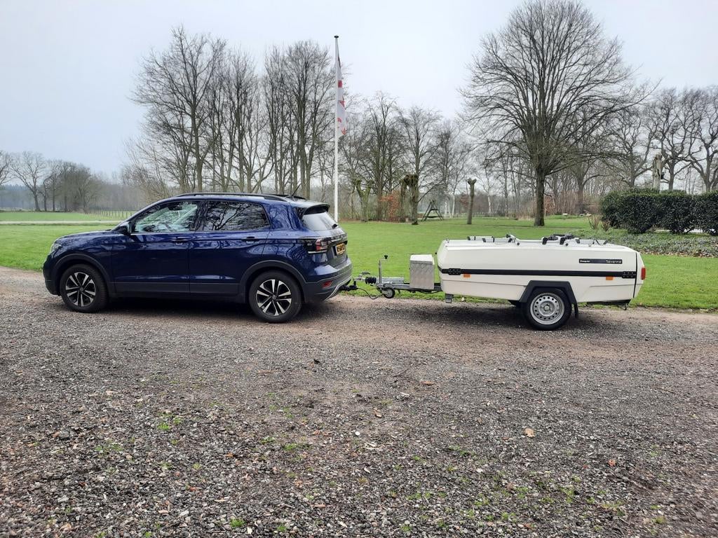 Compacte en complete vouwwagen, Beige, Aanwezig, Tot en met 4, Ophalen