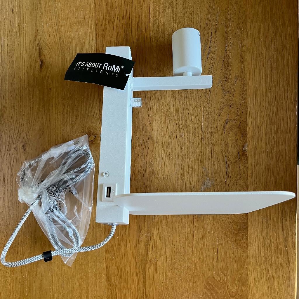 Bedlampje USB, Ophalen, Nieuw, Metaal, Urban