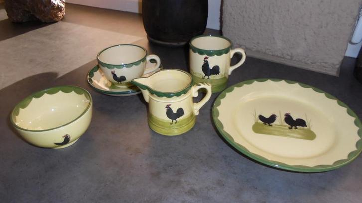 nieuw, ZELLER kip/haan servies, Huis en Inrichting, Keuken | Servies, Nieuw, Overige typen, Overige stijlen, Aardewerk, Ophalen of Verzenden