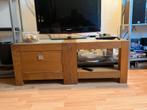 Teak houten tv meubel of lp kast, Ophalen, Gebruikt, Teakhout, 50 tot 100 cm