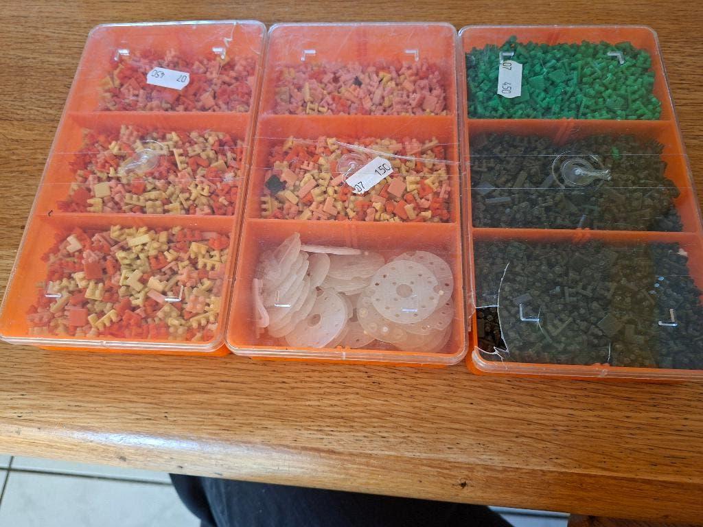 Ministeck, 3 bakjes, Ophalen of Verzenden