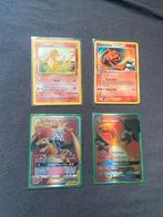 Pokémon Kaarten: Charmander, Charmeleon, Charizard GX Set, Ophalen of Verzenden, Zo goed als nieuw, Meerdere kaarten