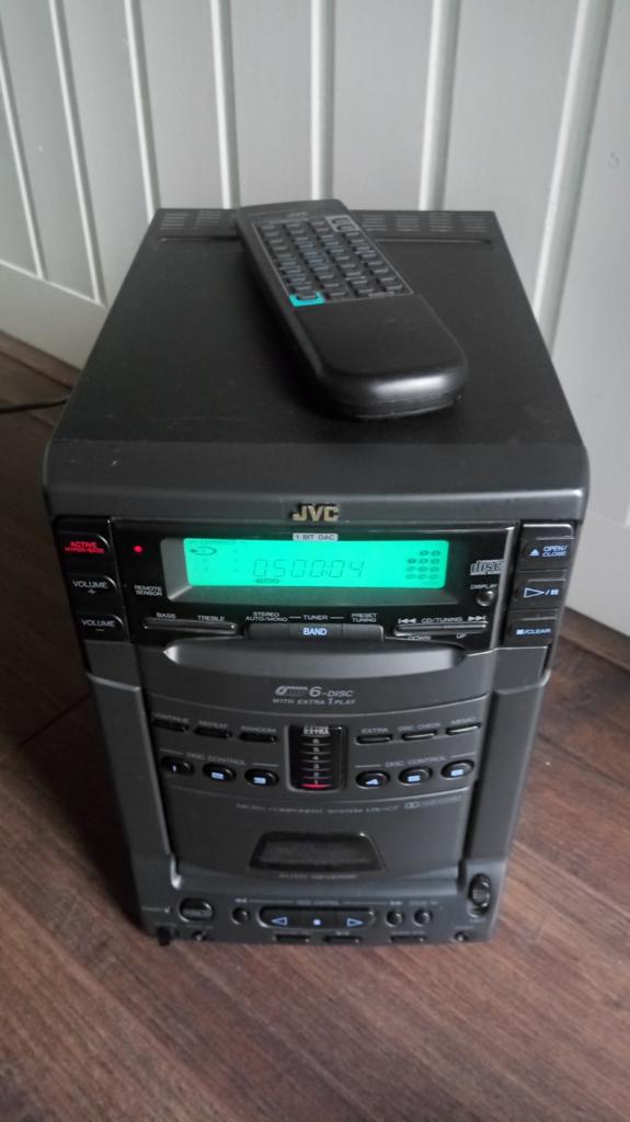 JVC UX-C7 microset met 6 cd wisselaar., Audio, Tv en Foto, Stereo-sets, Gebruikt, Tuner of Radio, JVC, Ophalen of Verzenden
