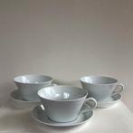 tric servies theekoppen / soepkoppen. Wit en groen, Ophalen of Verzenden, Zo goed als nieuw, Overige stijlen, Kop(pen) en/of Schotel(s)