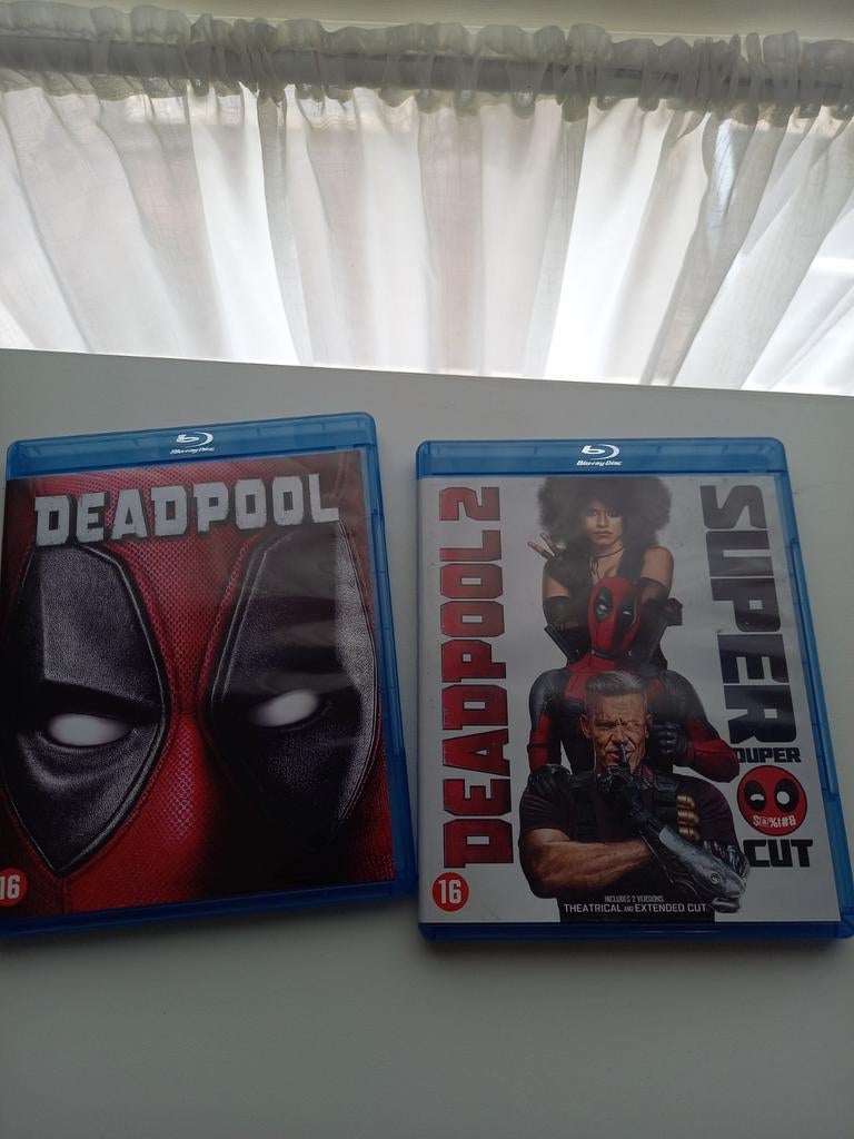 Deadpool 1 en 2 blu-ray., Ophalen, Zo goed als nieuw