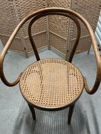 Vintage caféstoel bentwood rotan Thonet stijl jaren 50, Ophalen