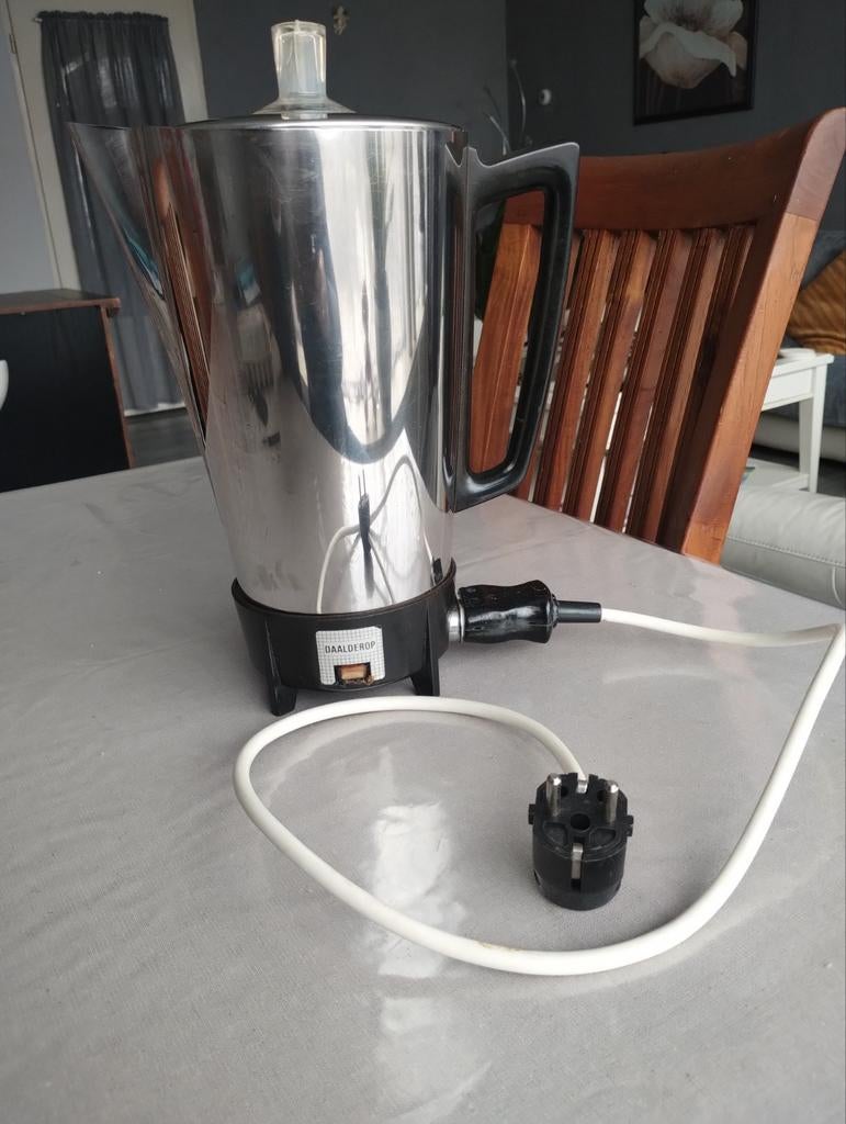 Koffiepruttel pot percolator Vintage (werkt), Ophalen of Verzenden