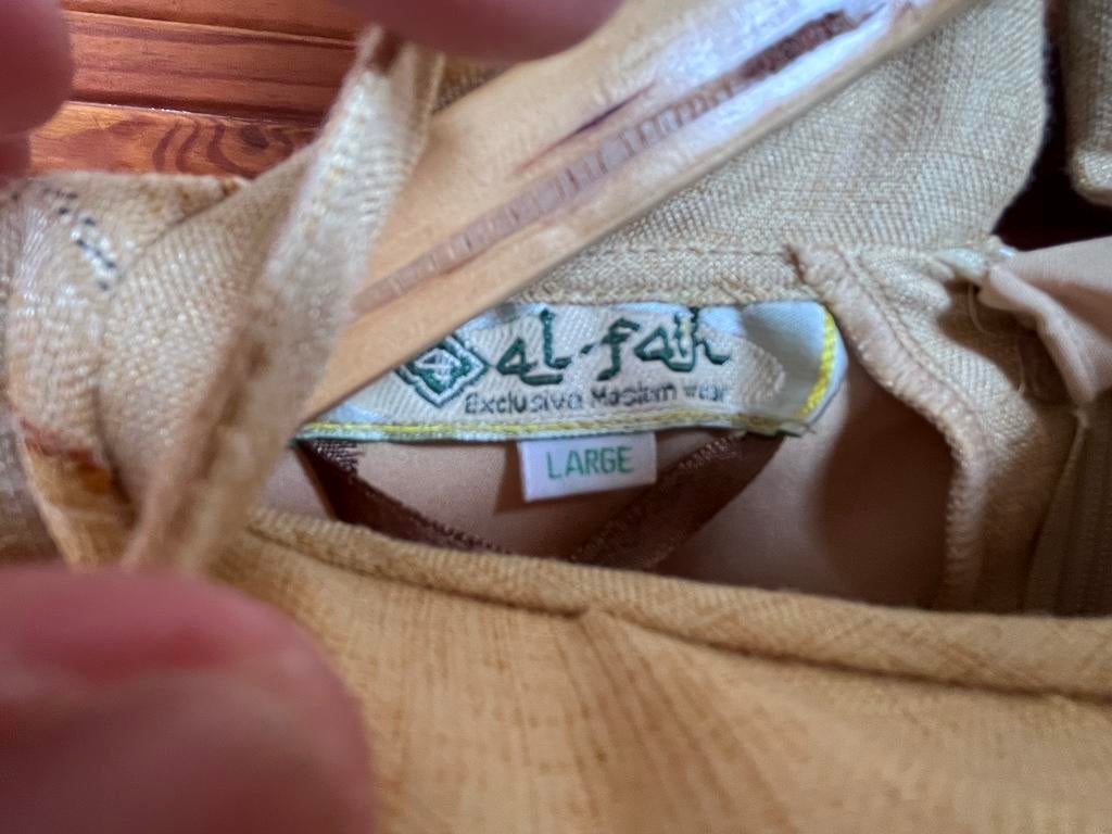 Islamitische kleding uit Indonesië, Ophalen, Gedragen, Maat 38/40 (M), Geel
