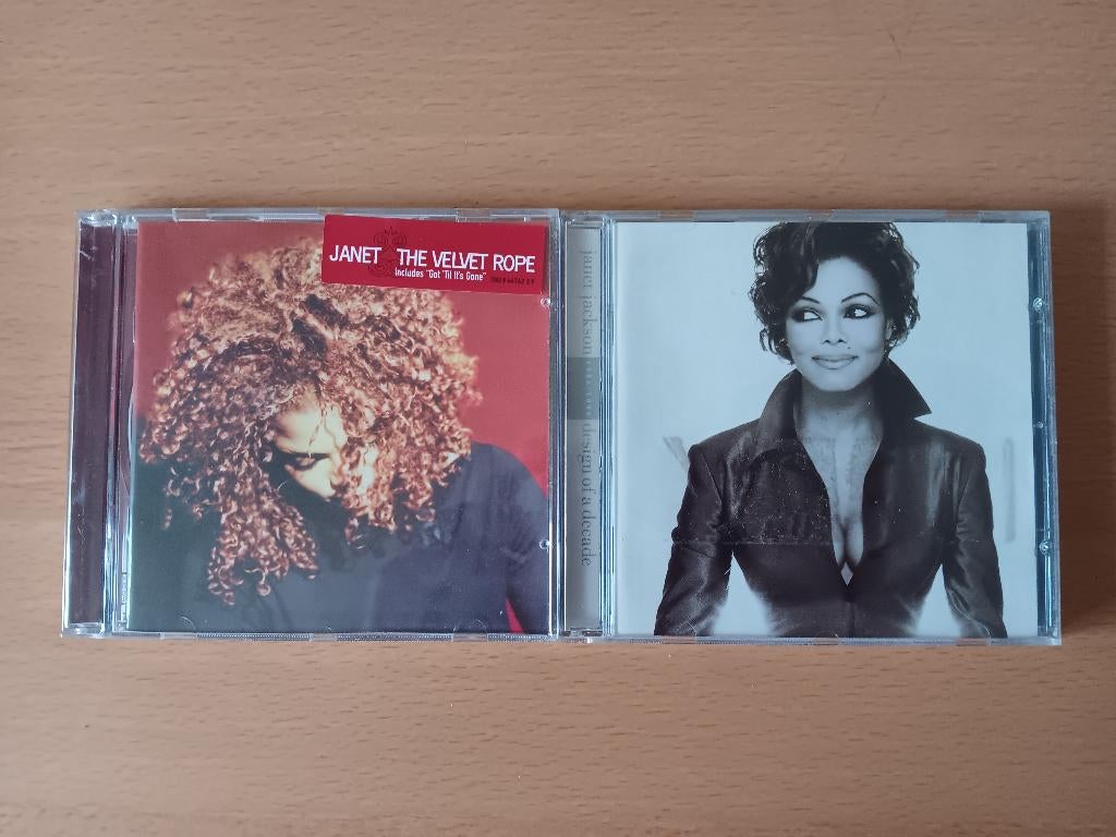 2 prachtige originele cd's van Janet Jackson, Ophalen, Gebruikt