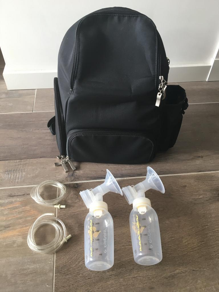 Medela pump in style advanced borstkolf met accessoires, Ophalen, Gebruikt, Borstkolf