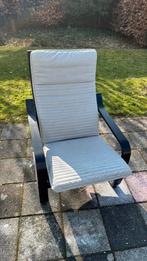 Ikea Poang relaxstoel fauteuil zwart, Ophalen, Gebruikt, 75 tot 100 cm, 50 tot 75 cm