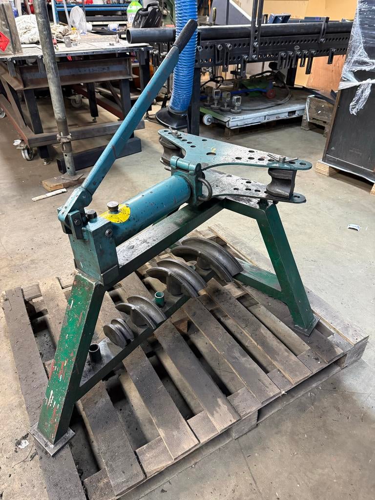 Professionele pijpenbuiger ¾ t/m 1½ inch - compleet, Doe-het-zelf en Verbouw, Gereedschap | Handgereedschap, Gebruikt, Ophalen