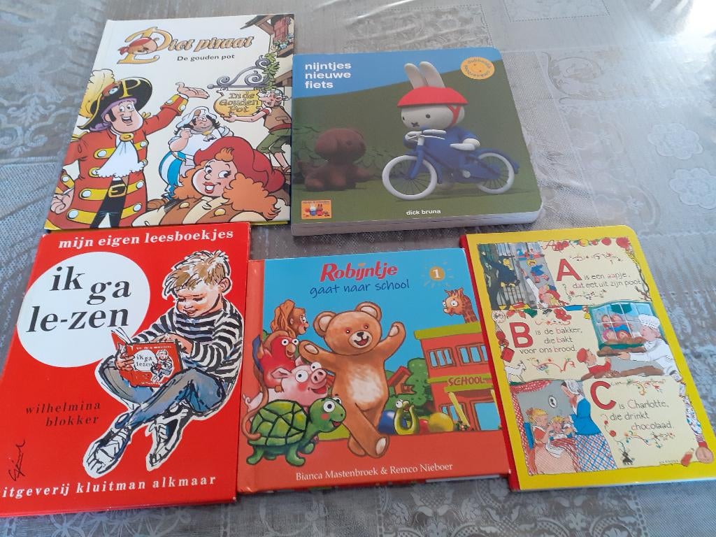 Vijf leuke Kinderboeken .Samen voor €4,50, Ophalen, Gelezen, Fictie algemeen