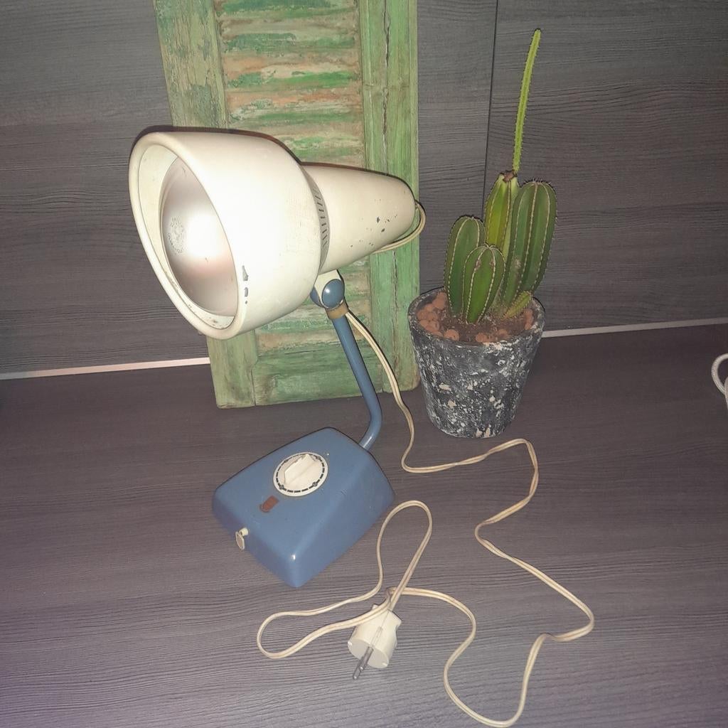 3 vintage lampen waaronder 2 Philips medische lampen, Verzamelen, Retro, Ophalen of Verzenden