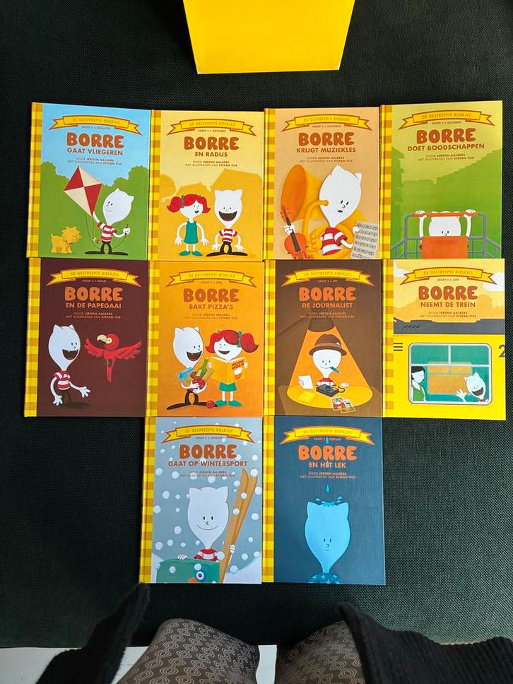20x Borre en de gestreepte boekjes - Groep 3 leesboeken, Boeken, Kinderboeken | Jeugd | onder 10 jaar, Zo goed als nieuw, Fictie algemeen